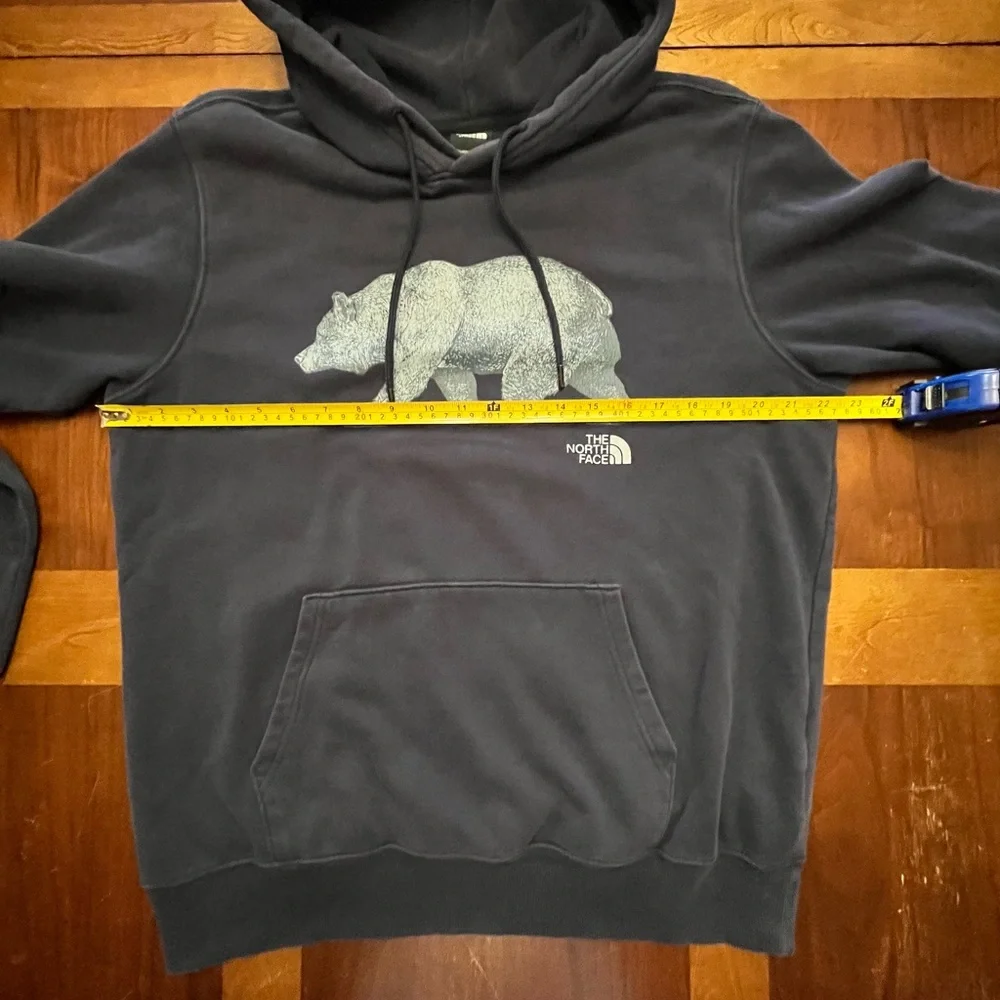The North Face Men's Bear Navy Blue Hoodie Size Medium
